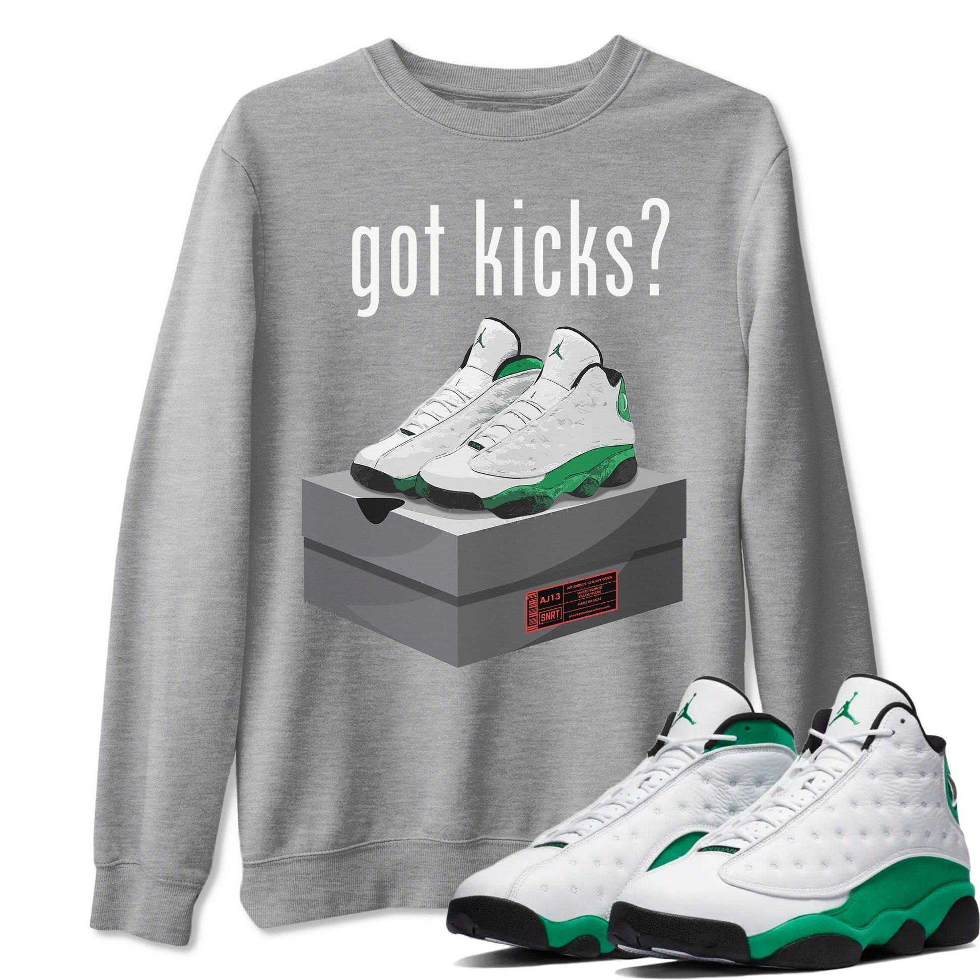 Jordan 13 Lucky Green Sneaker Match Tees Got Kicks Sneaker Tees Jordan 13 Lucky Green Sneaker Release Tees Unisex Shirts