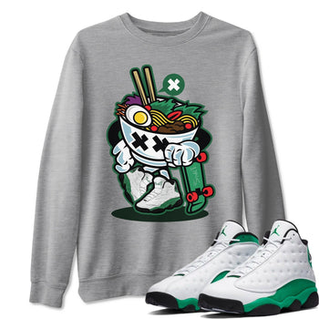 Jordan 13 Lucky Green Sneaker Match Tees Ramen Style Sneaker Tees Jordan 13 Lucky Green Sneaker Release Tees Unisex Shirts