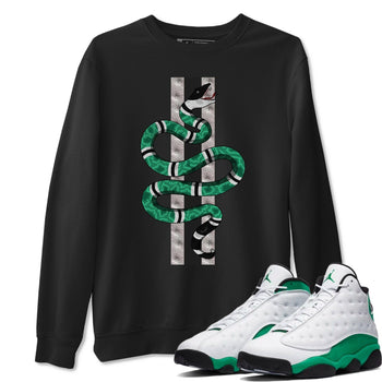 Jordan 13 Lucky Green Sneaker Match Tees Snake Sneaker Tees Jordan 13 Lucky Green Sneaker Release Tees Unisex Shirts