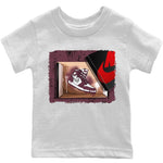 Jordan 1 Bordeaux Sneaker Match Tees New Kicks Sneaker Tees Jordan 1 Bordeaux Sneaker Release Tees Kids Shirts