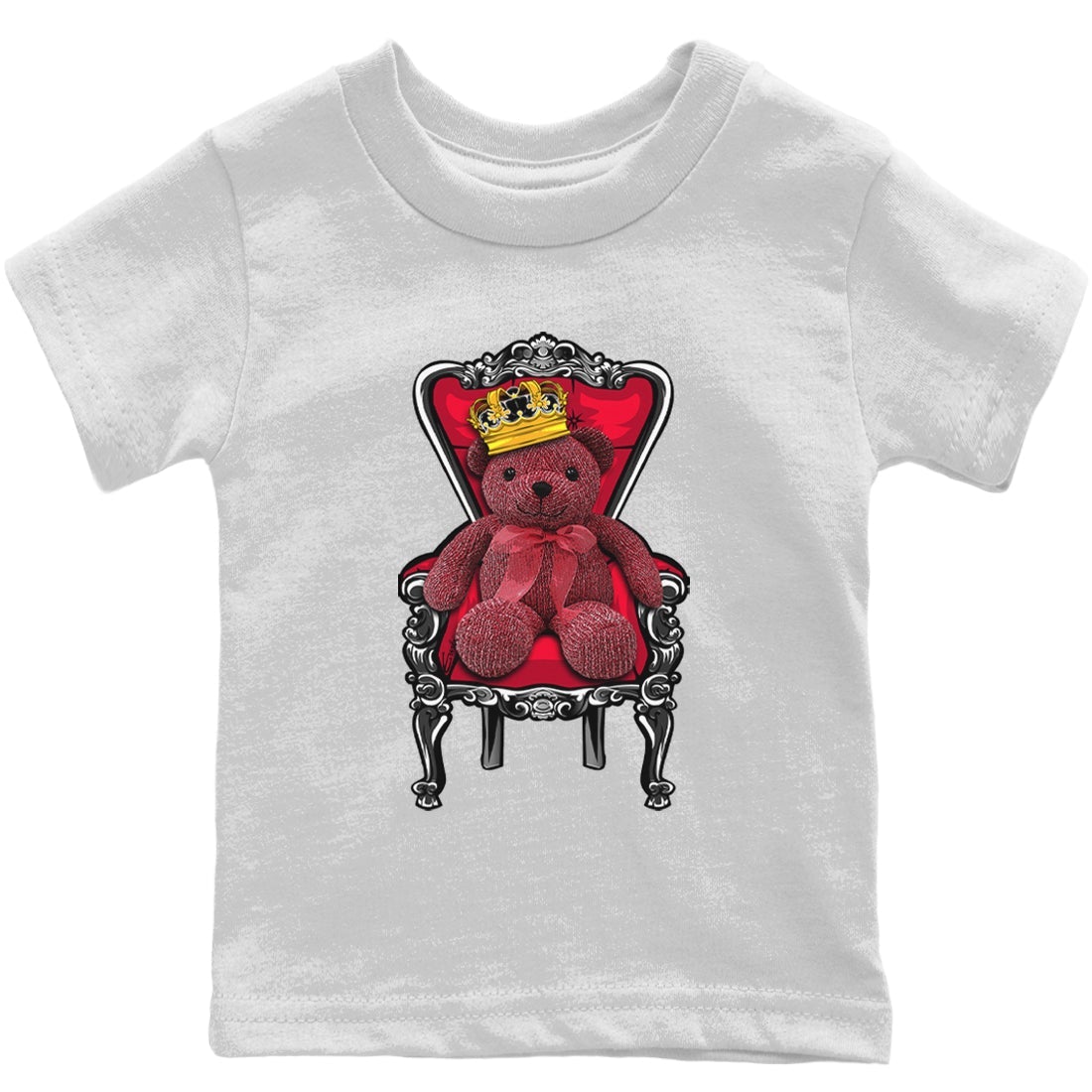 Jordan 4 Red Thunder Sneaker Match Tees Royal Bear Sneaker Tees Jordan 4 Red Thunder Sneaker Release Tees Kids Shirts