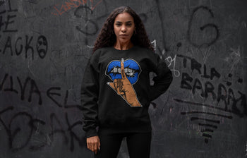 Jordan 5 Racer Blue Sneaker Match Tees Lips Hand Sneaker Tees Jordan 5 Racer Blue Sneaker Release Tees Unisex Shirts
