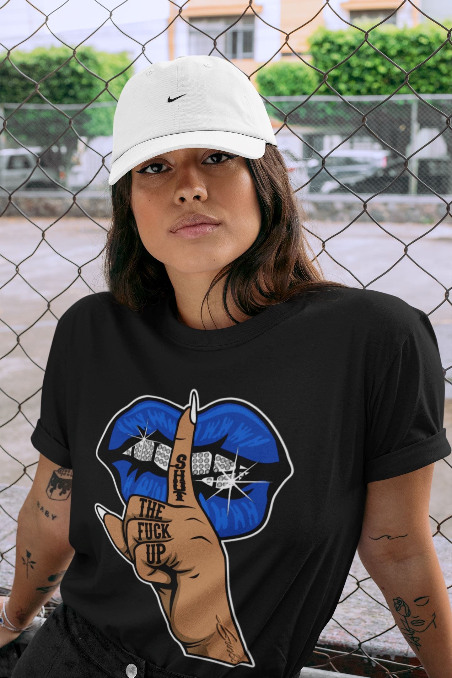 Jordan 5 Racer Blue Sneaker Match Tees Lips Hand Sneaker Tees Jordan 5 Racer Blue Sneaker Release Tees Unisex Shirts