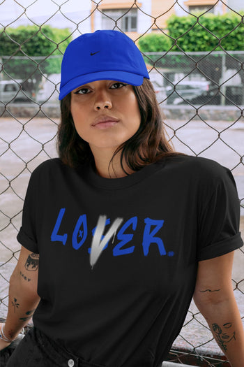 Jordan 5 Racer Blue Sneaker Match Tees Loser Lover Sneaker Tees Jordan 5 Racer Blue Sneaker Release Tees Unisex Shirts