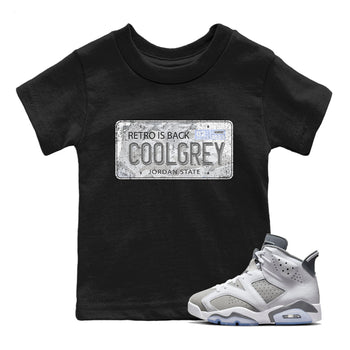Jordan 6 Cool Grey Sneaker Match Tees Jordan Plate Sneaker Tees Jordan 6 Cool Grey Sneaker Release Tees Kids Shirts