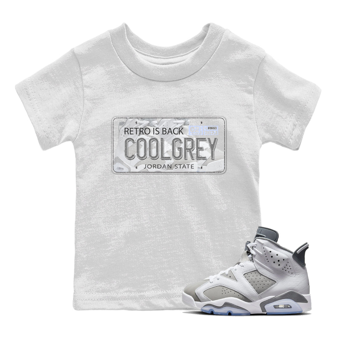 Jordan 6 Cool Grey Sneaker Match Tees Jordan Plate Sneaker Tees Jordan 6 Cool Grey Sneaker Release Tees Kids Shirts