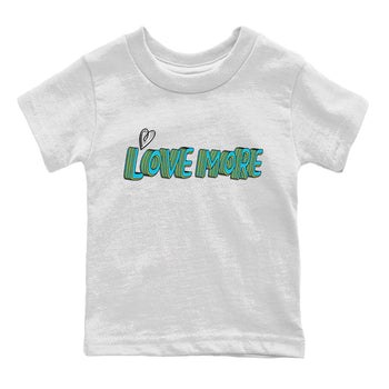 Jordan 5 Aqua Sneaker Match Tees Love More Sneaker Tees Jordan 5 Aqua Sneaker Release Tees Kids Shirts