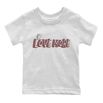Air Force 1 Valentines Day Sneaker Match Tees Love More Sneaker Tees Air Force 1 Valentines Day Sneaker Release Tees Kids Shirts