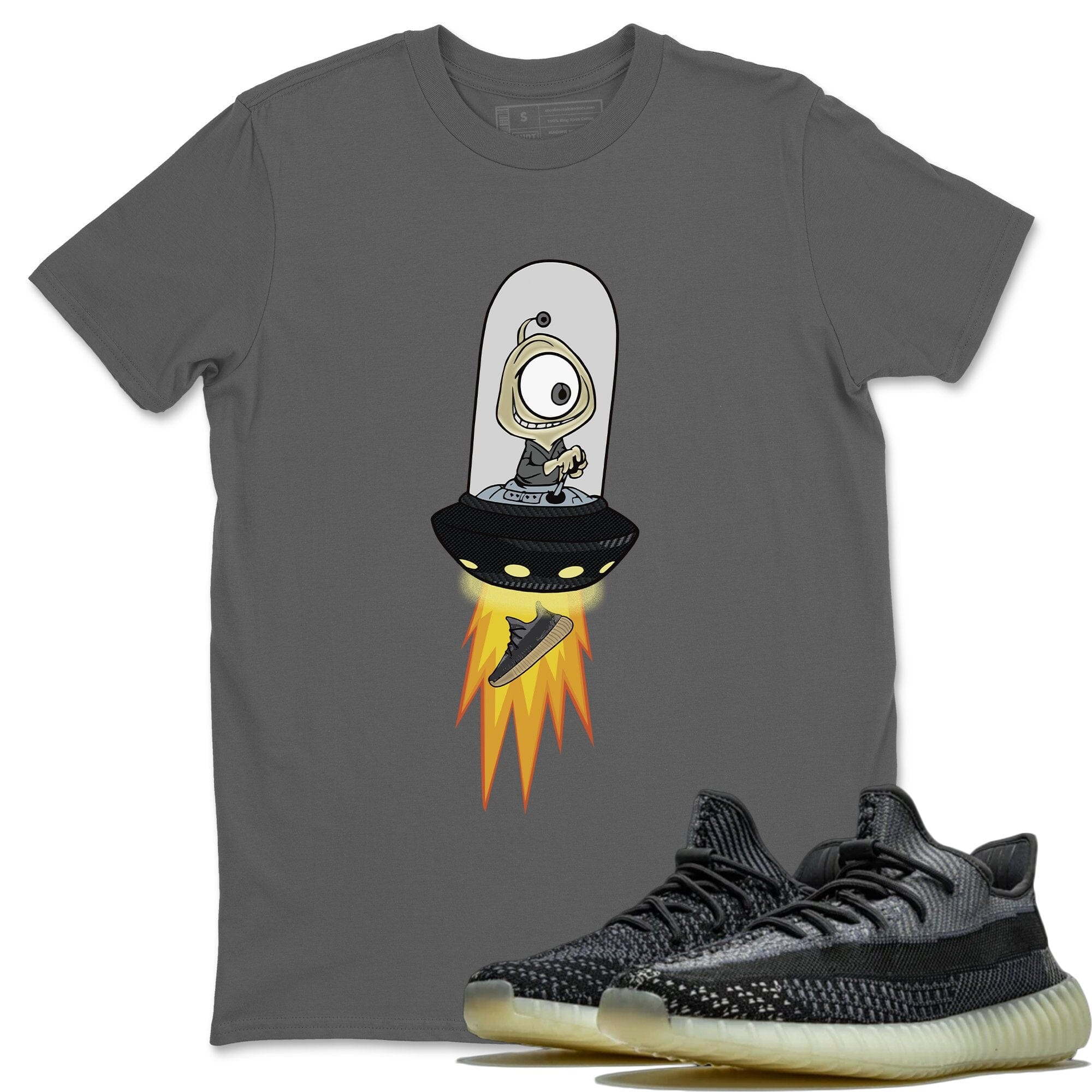 Yeezy 350 Carbon Asriel Sneaker Match Tees Alien Sneaker Tees Yeezy 350 Carbon Asriel Sneaker Release Tees Unisex Shirts