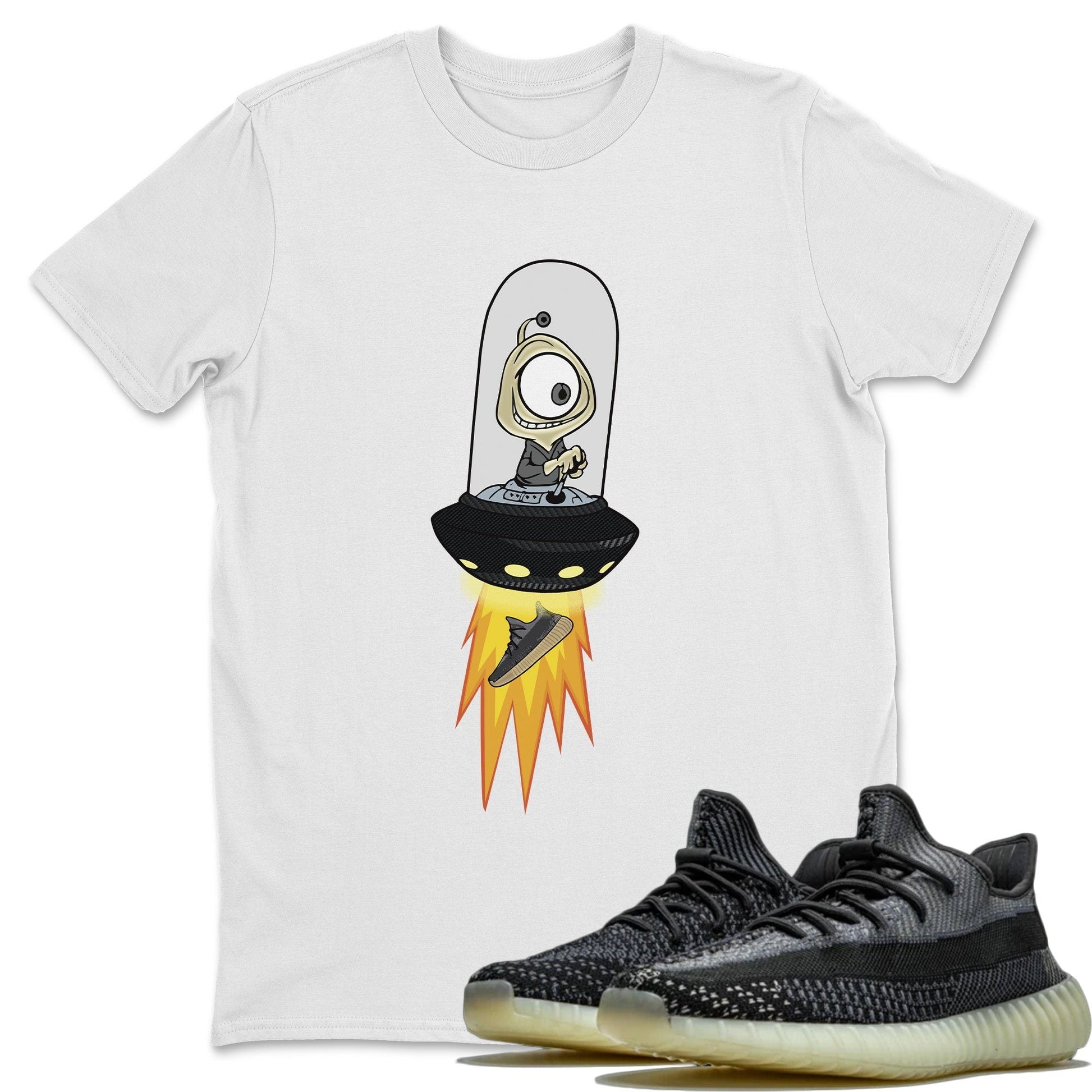 Yeezy 350 Carbon Asriel Sneaker Match Tees Alien Sneaker Tees Yeezy 350 Carbon Asriel Sneaker Release Tees Unisex Shirts