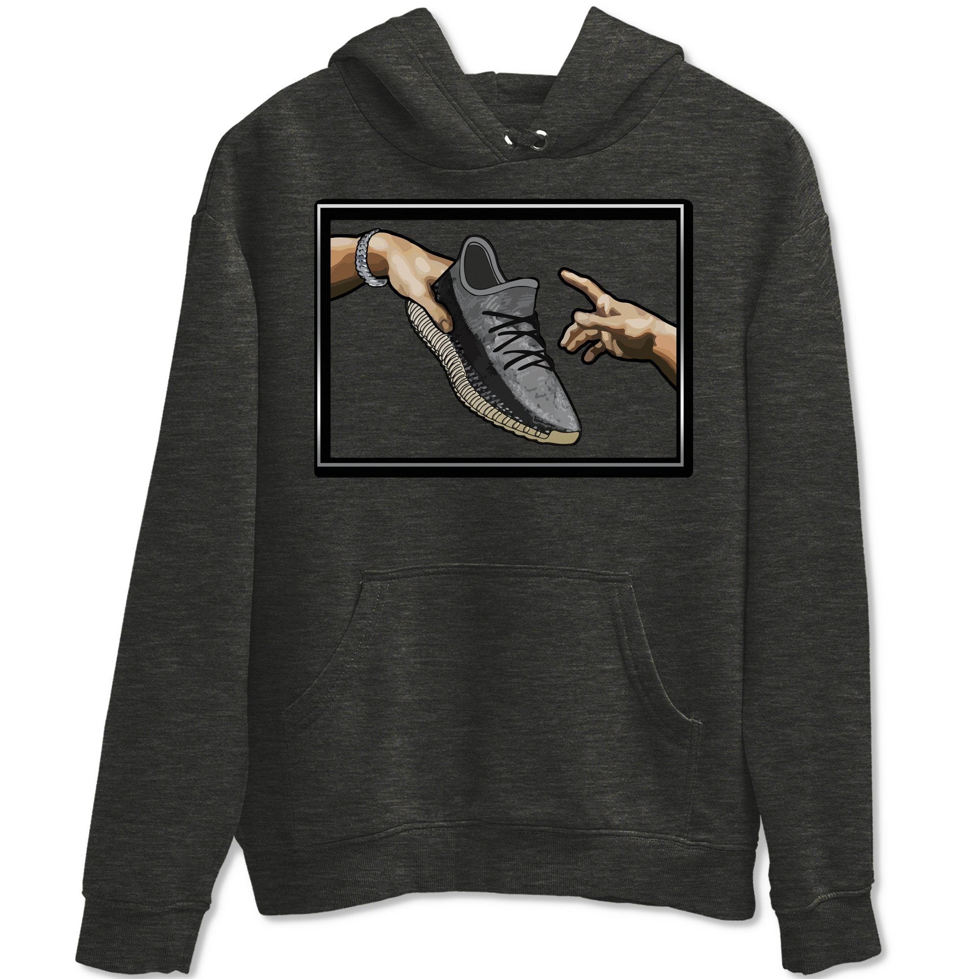 Yeezy 350 Carbon Asriel Sneaker Match Tees Adam's Creation Sneaker Tees Yeezy 350 Carbon Asriel Sneaker Release Tees Unisex Shirts