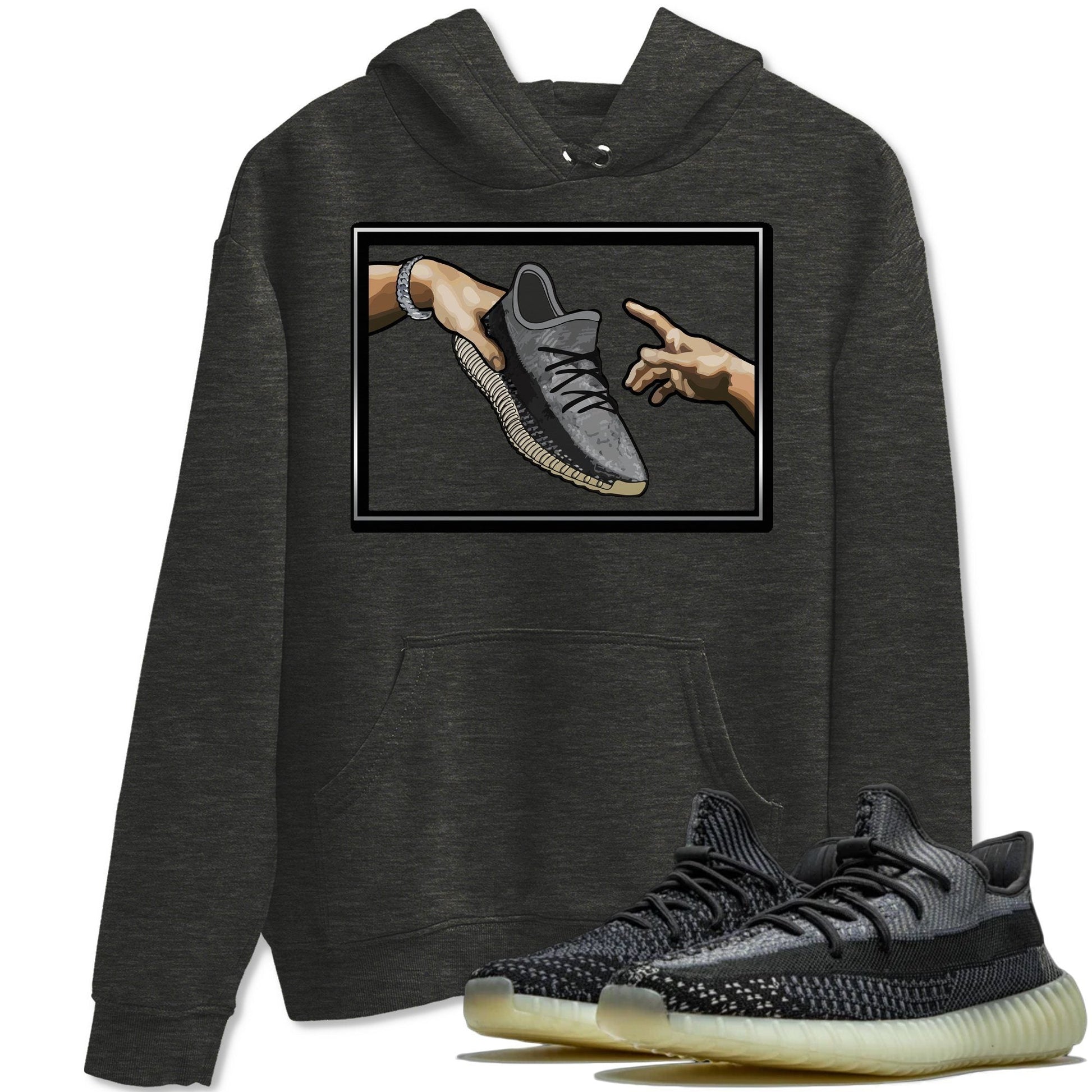 Yeezy 350 Carbon Asriel Sneaker Match Tees Adam's Creation Sneaker Tees Yeezy 350 Carbon Asriel Sneaker Release Tees Unisex Shirts