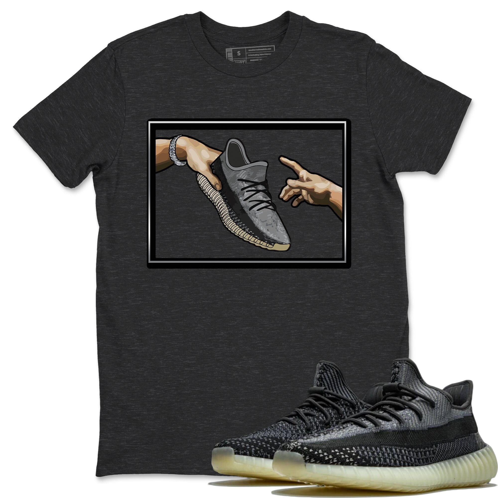 Yeezy 350 Carbon Asriel Sneaker Match Tees Adam's Creation Sneaker Tees Yeezy 350 Carbon Asriel Sneaker Release Tees Unisex Shirts