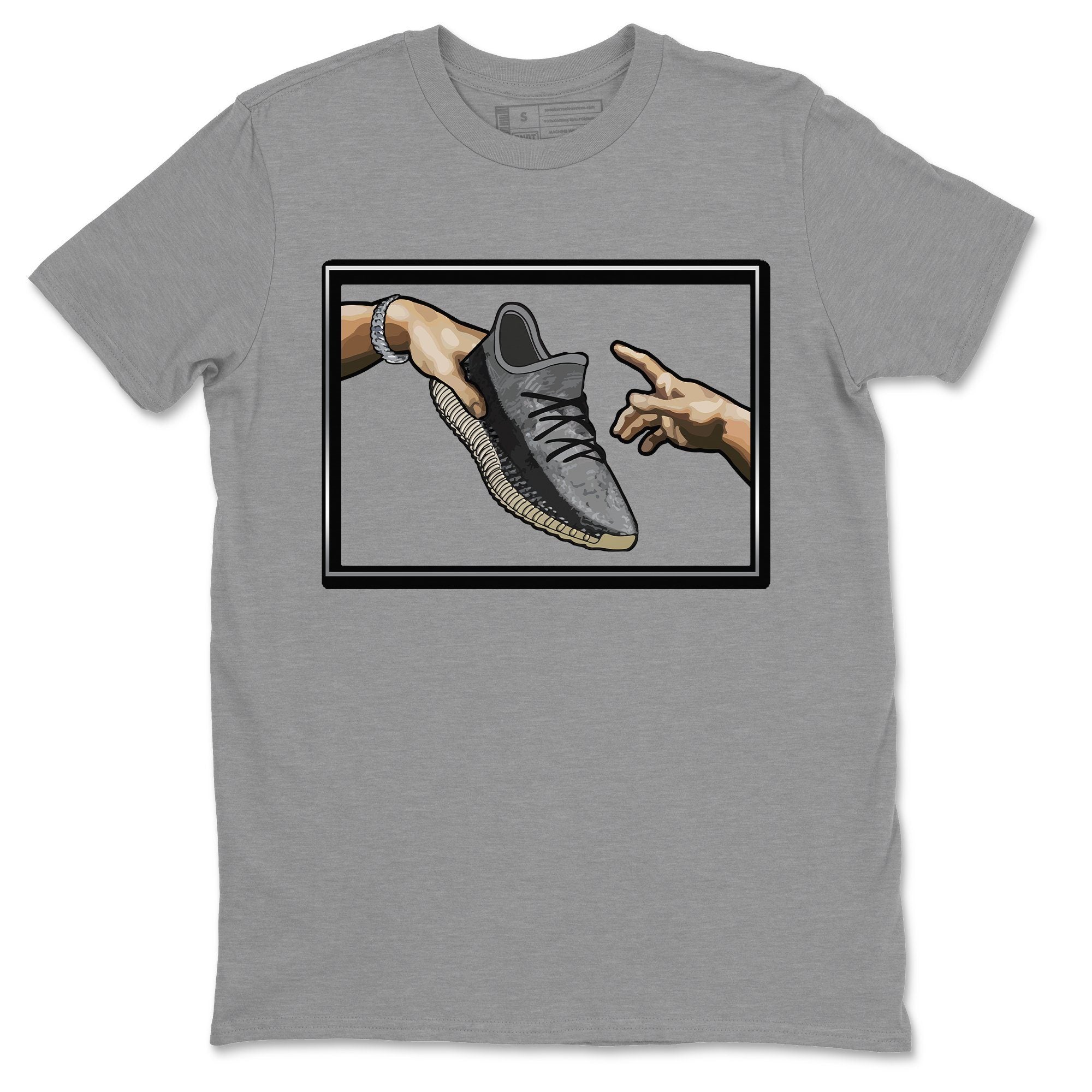 Yeezy 350 Carbon Asriel Sneaker Match Tees Adam's Creation Sneaker Tees Yeezy 350 Carbon Asriel Sneaker Release Tees Unisex Shirts