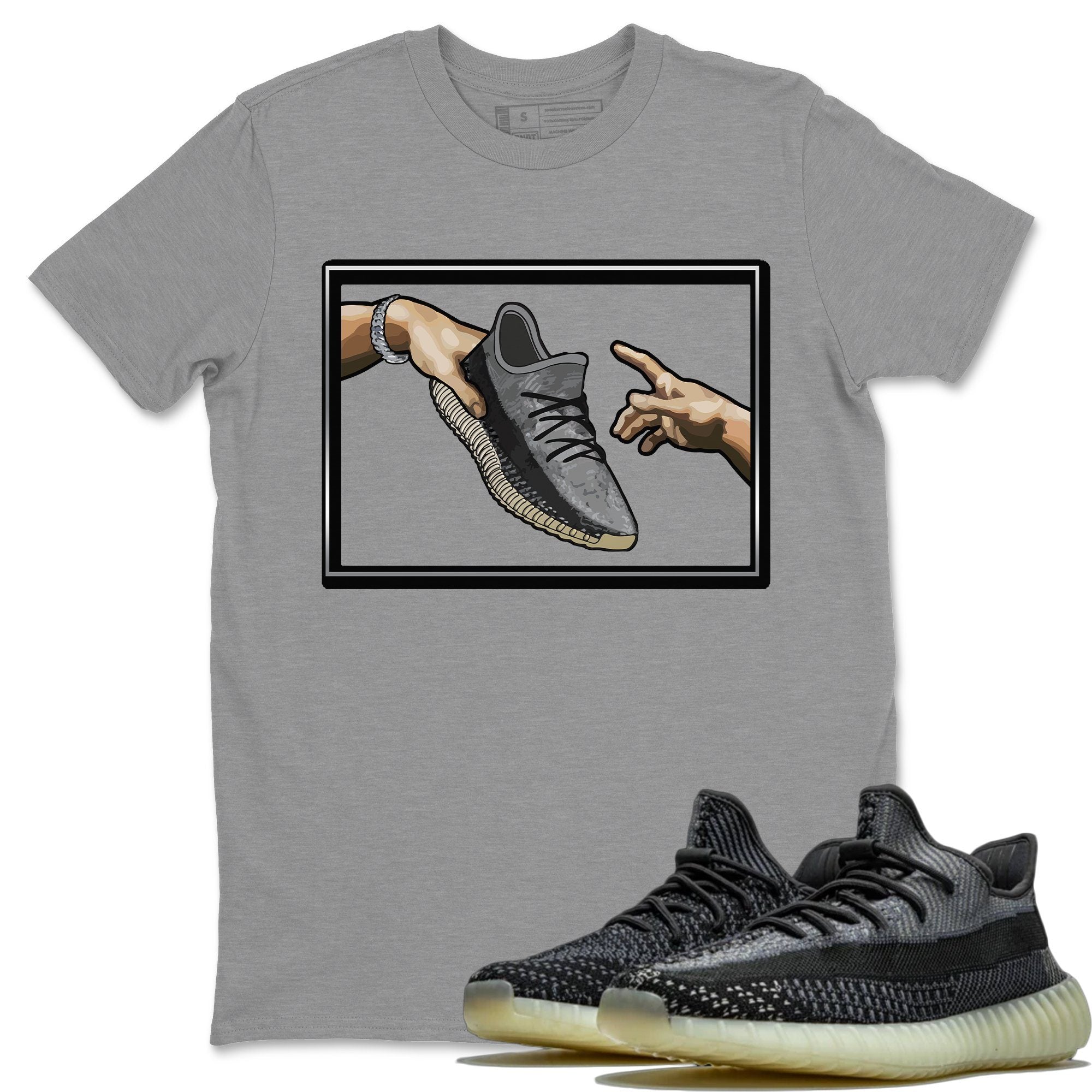 Yeezy 350 Carbon Asriel Sneaker Match Tees Adam's Creation Sneaker Tees Yeezy 350 Carbon Asriel Sneaker Release Tees Unisex Shirts