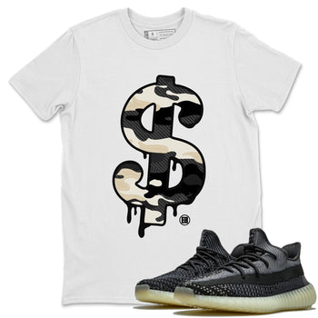 Yeezy 350 Carbon Asriel Sneaker Match Tees Dollar Camo Sneaker Tees Yeezy 350 Carbon Asriel Sneaker Release Tees Unisex Shirts