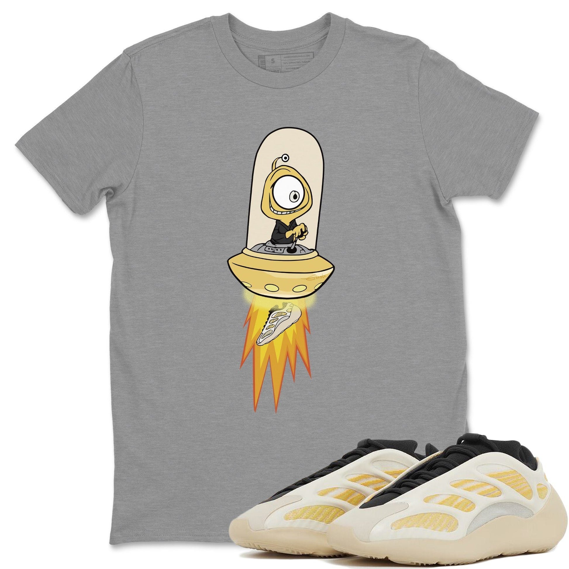 Yeezy 700 Safflower Sneaker Match Tees Alien Sneaker Tees Yeezy 700 Safflower Sneaker Release Tees Unisex Shirts