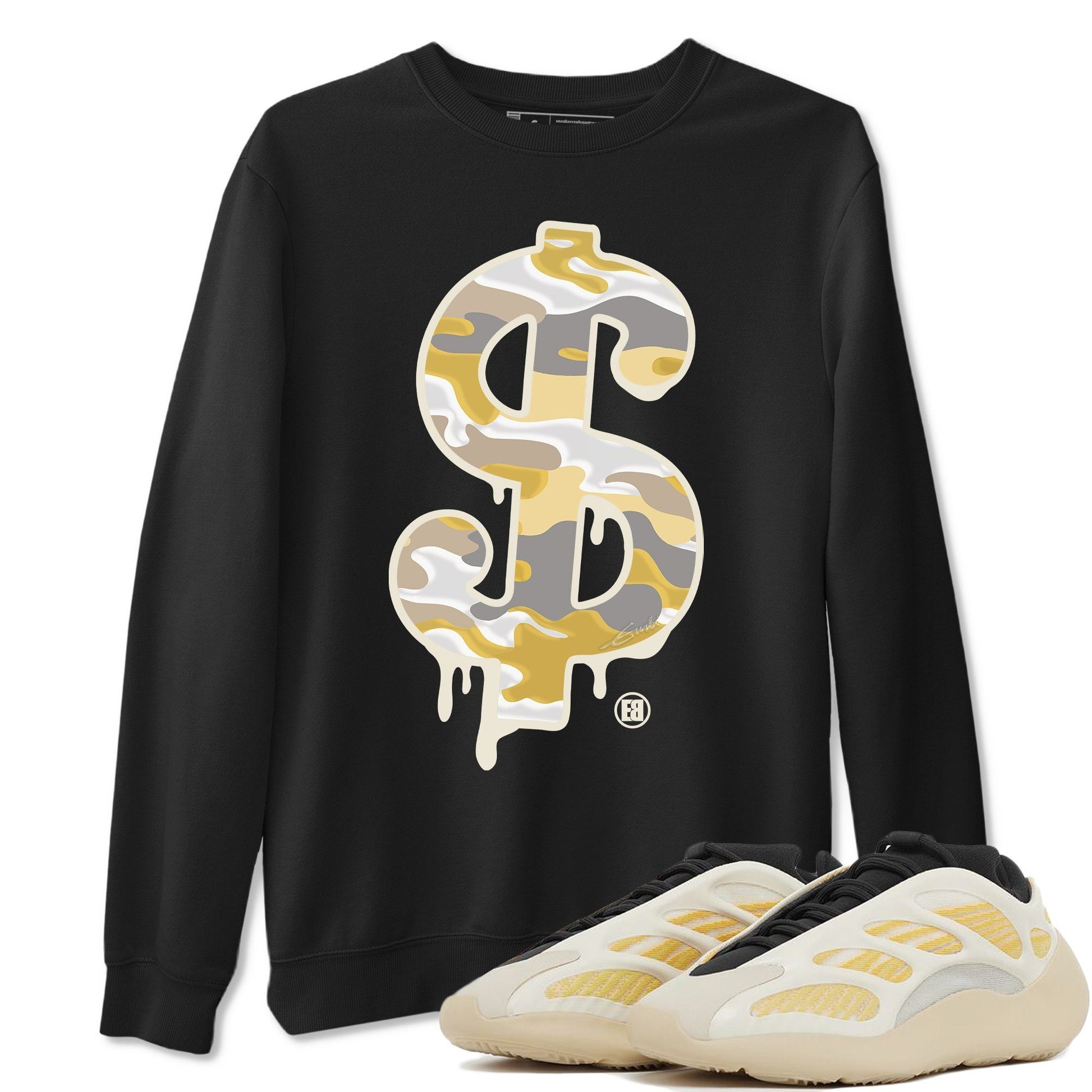 Yeezy 700 Safflower Sneaker Match Tees Dollar Camo Sneaker Tees Yeezy 700 Safflower Sneaker Release Tees Unisex Shirts