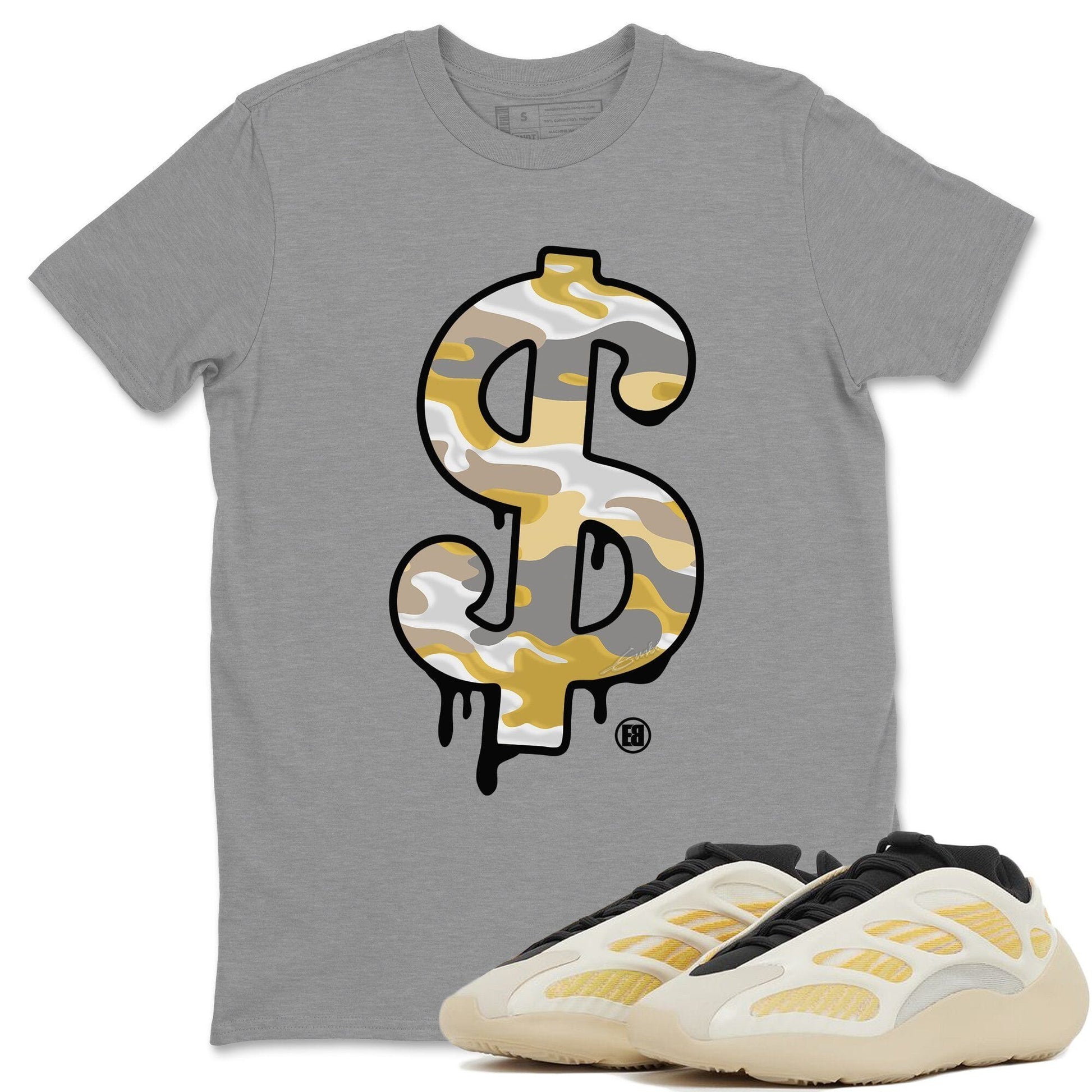 Yeezy 700 Safflower Sneaker Match Tees Dollar Camo Sneaker Tees Yeezy 700 Safflower Sneaker Release Tees Unisex Shirts