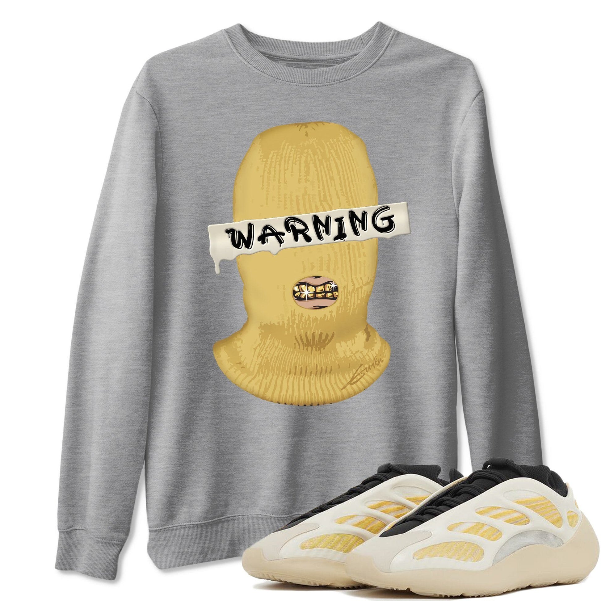 Yeezy 700 Safflower Sneaker Match Tees Warning Sneaker Tees Yeezy 700 Safflower Sneaker Release Tees Unisex Shirts