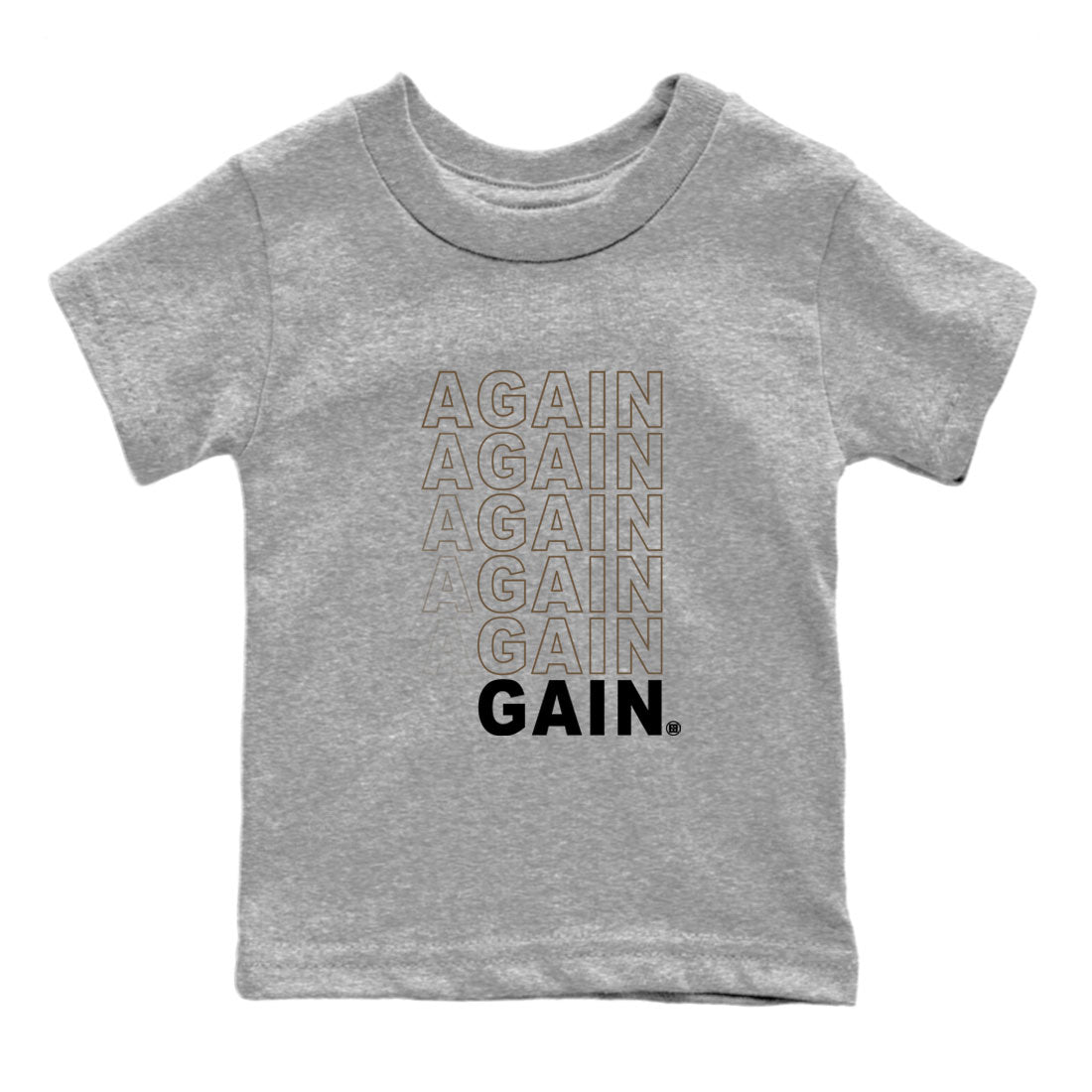 Air Jordan 1 High OG Retro Palomino shirt to match jordans Again Gain sneaker tees 1s Palomino Jordan 1 Mocha SNRT Sneaker Release Tees Baby Toddler Heather Grey 2 T-Shirt