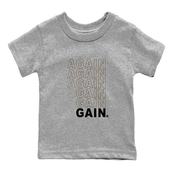 Air Jordan 1 High OG Retro Palomino shirt to match jordans Again Gain sneaker tees 1s Palomino Jordan 1 Mocha SNRT Sneaker Release Tees Baby Toddler Heather Grey 2 T-Shirt