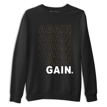 Air Jordan 1 High OG Retro Palomino shirt to match jordans Again Gain sneaker tees 1s Palomino Jordan 1 Mocha SNRT Sneaker Release Tees Unisex Black 2 T-Shirt