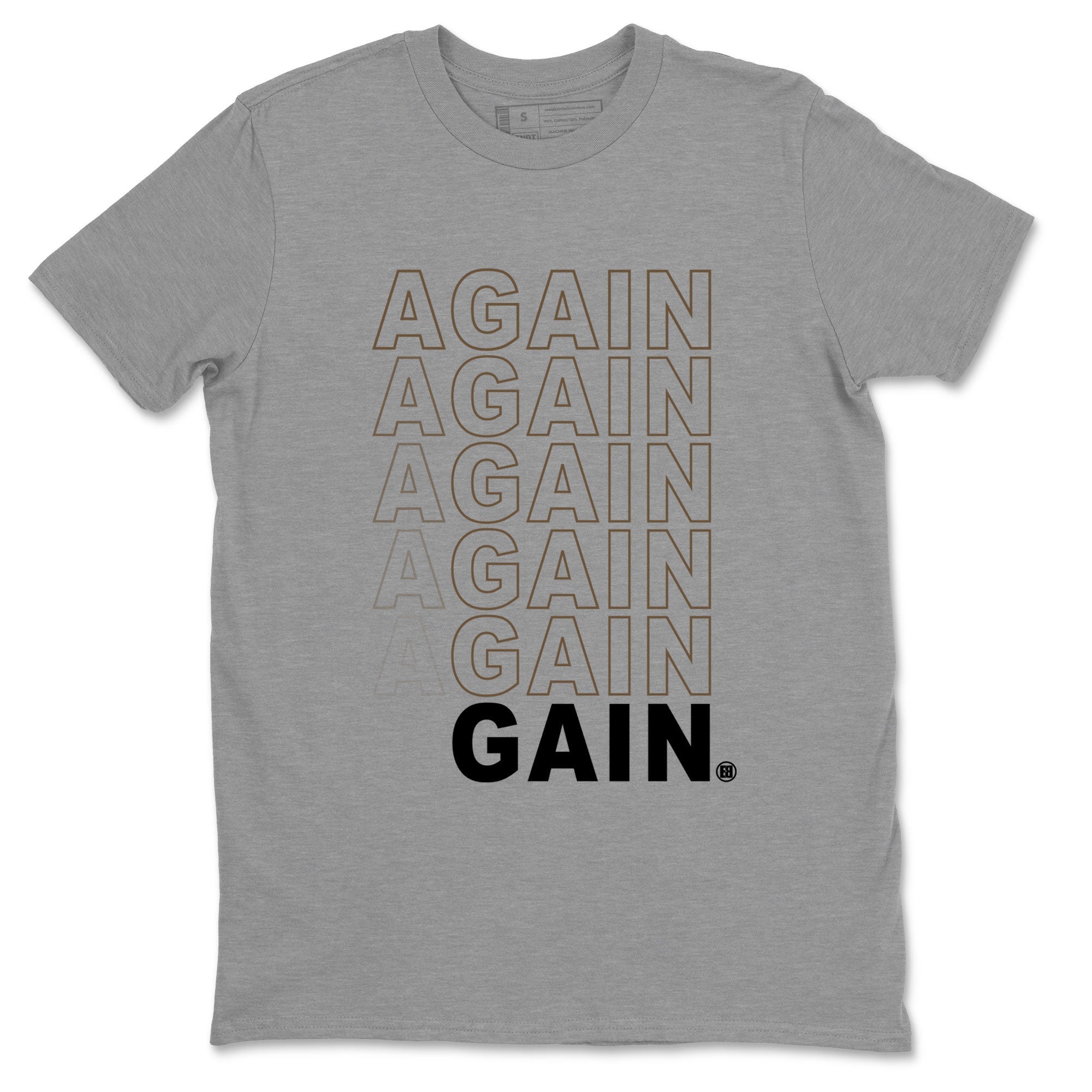 Air Jordan 1 High OG Retro Palomino shirt to match jordans Again Gain sneaker tees 1s Palomino Jordan 1 Mocha SNRT Sneaker Release Tees Unisex Heather Grey 2 T-Shirt