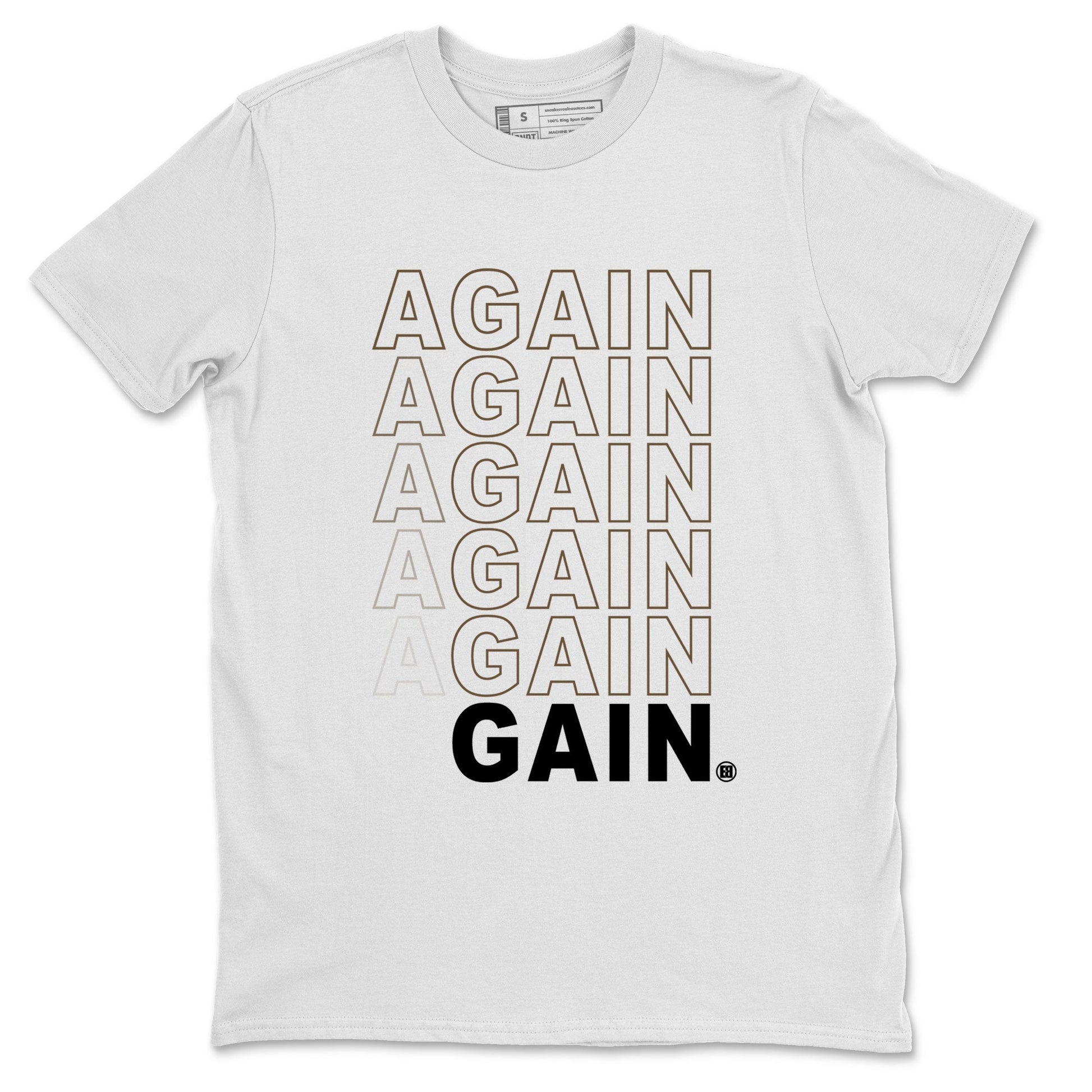 Air Jordan 1 High OG Retro Palomino shirt to match jordans Again Gain sneaker tees 1s Palomino Jordan 1 Mocha SNRT Sneaker Release Tees Unisex White 2 T-Shirt