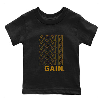13s Wheat shirt to match jordans Again Gain sneaker tees Air Jordan 13 Wheat SNRT Sneaker Release Tees Baby Toddler Black 2 T-Shirt
