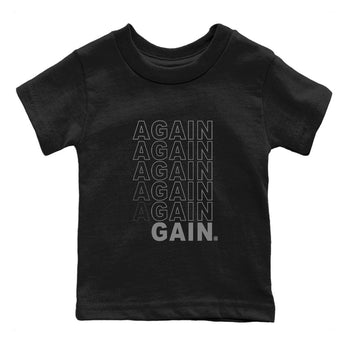 4s Frozen Moments Grey shirt to match jordans Again Gain sneaker tees Air Jordan 4 Frozen Moments SNRT Sneaker Release Tees Baby Toddler Black 2 T-Shirt