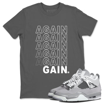 4s Frozen Moments Grey shirt to match jordans Again Gain sneaker tees Air Jordan 4 Frozen Moments SNRT Sneaker Release Tees Unisex Cool Grey 1 T-Shirt