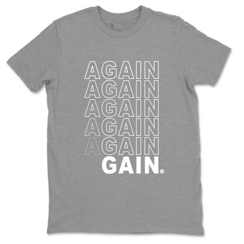 4s Frozen Moments Grey shirt to match jordans Again Gain sneaker tees Air Jordan 4 Frozen Moments SNRT Sneaker Release Tees Unisex Heather Grey 2 T-Shirt