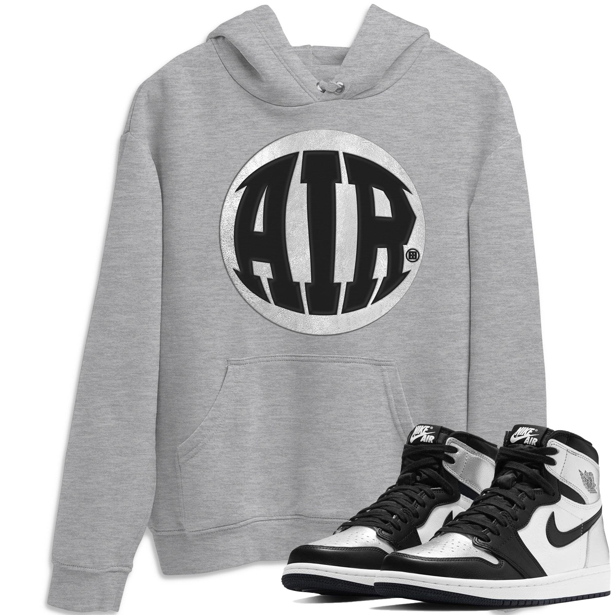 Jordan 1 Silver Toe Sneaker Match Tees Air Sneaker Tees Jordan 1 Silver Toe Sneaker Release Tees Unisex Shirts