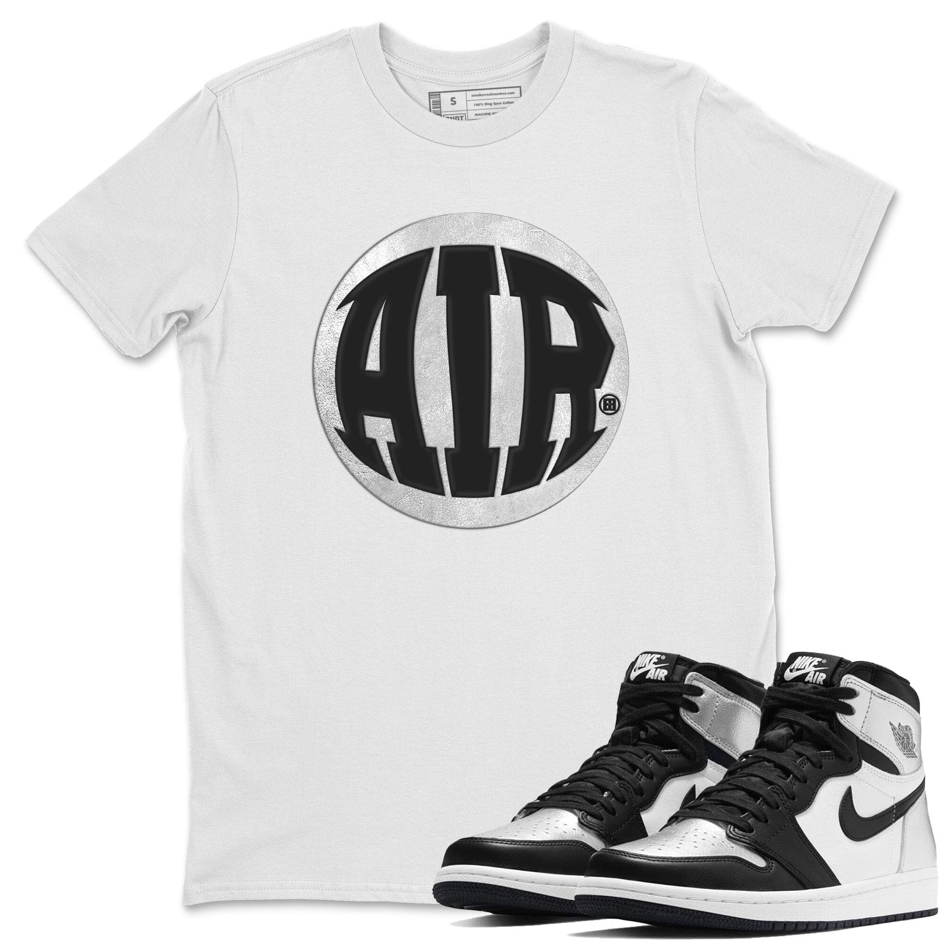 Jordan 1 Silver Toe Sneaker Match Tees Air Sneaker Tees Jordan 1 Silver Toe Sneaker Release Tees Unisex Shirts