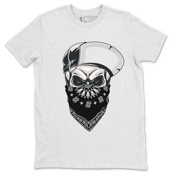 Jordan 1 Black White Sneaker Match Tees Skull Hat Sneaker Tees Jordan 1 Black White Sneaker Release Tees Unisex Shirts