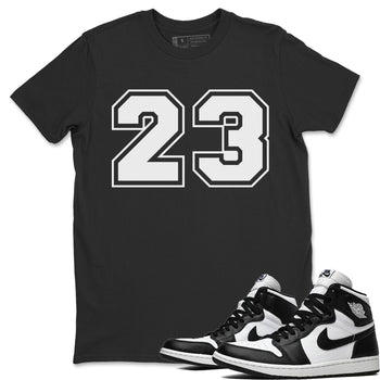 Jordan 1 Black White Sneaker Match Tees 23 Sneaker Tees Jordan 1 Black White Sneaker Release Tees Unisex Shirts
