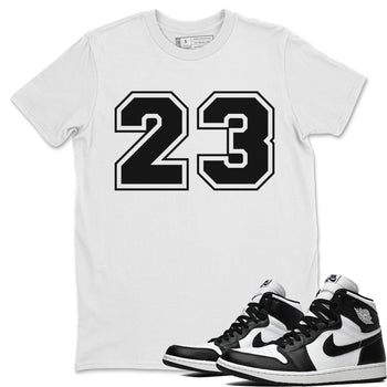 Jordan 1 Black White Sneaker Match Tees 23 Sneaker Tees Jordan 1 Black White Sneaker Release Tees Unisex Shirts