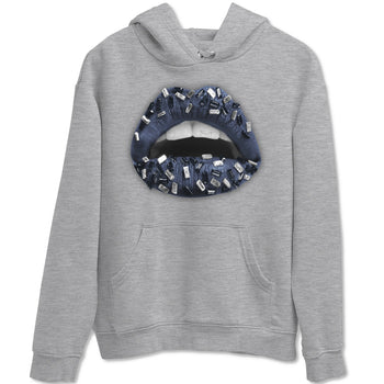 Jordan 1 Midnight Navy Sneaker Match Tees Lips Jewel Sneaker Tees Jordan 1 Midnight Navy Sneaker Release Tees Unisex Shirts
