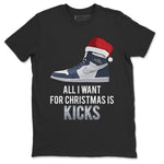 Jordan 1 Midnight Navy Sneaker Match Tees All I Want For Christmas Is Kicks Sneaker Tees Jordan 1 Midnight Navy Sneaker Release Tees Unisex Shirts