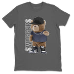 Jordan 1 Midnight Navy Sneaker Match Tees Bear Swaggers Sneaker Tees Jordan 1 Midnight Navy Sneaker Release Tees Unisex Shirts