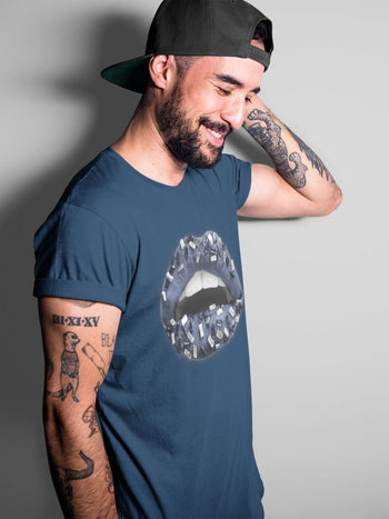 Jordan 1 Midnight Navy Sneaker Match Tees Lips Jewel Sneaker Tees Jordan 1 Midnight Navy Sneaker Release Tees Unisex Shirts