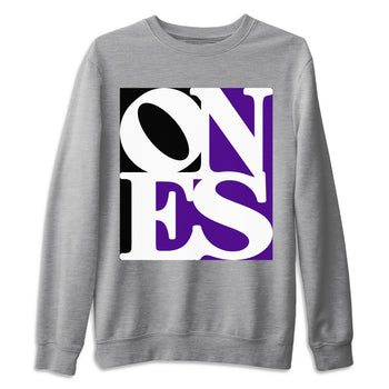 Jordan 1 Court Purple Sneaker Match Tees Ones Sneaker Tees Jordan 1 Court Purple Sneaker Release Tees Unisex Shirts