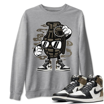 Jordan 1 Dark Mocha Sneaker Match Tees Grenade Sneaker Tees Jordan 1 Dark Mocha Sneaker Release Tees Unisex Shirts