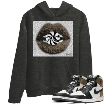 Jordan 1 Dark Mocha Sneaker Match Tees Lips Candy Sneaker Tees Jordan 1 Dark Mocha Sneaker Release Tees Unisex Shirts