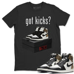 Jordan 1 Dark Mocha Sneaker Match Tees Got Kicks Sneaker Tees Jordan 1 Dark Mocha Sneaker Release Tees Unisex Shirts