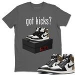 Jordan 1 Dark Mocha Sneaker Match Tees Got Kicks Sneaker Tees Jordan 1 Dark Mocha Sneaker Release Tees Unisex Shirts