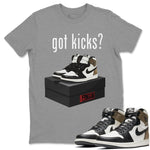 Jordan 1 Dark Mocha Sneaker Match Tees Got Kicks Sneaker Tees Jordan 1 Dark Mocha Sneaker Release Tees Unisex Shirts