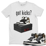 Jordan 1 Dark Mocha Sneaker Match Tees Got Kicks Sneaker Tees Jordan 1 Dark Mocha Sneaker Release Tees Unisex Shirts
