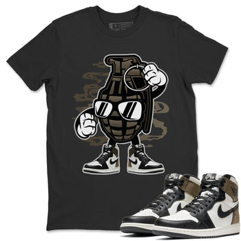 Jordan 1 Dark Mocha Sneaker Match Tees Grenade Sneaker Tees Jordan 1 Dark Mocha Sneaker Release Tees Unisex Shirts